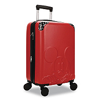 Bioworld Mickey Mouse Hardside Carry-On Suitcase, 13.5 x 8.5 x 22 (LRA89EDDSYPP)