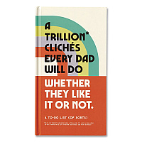 Chronicle Books Guided Journal: A Trillion Cliches Every Dad Will Do, Vintage Artwork, Multicolor Cover, (200) 8.5 x 4.5 Sheets (978073537350)