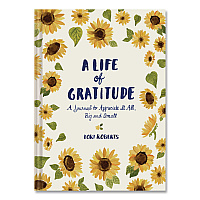 Chronicle Books Guided Journal: A Life of Gratitude by Lori Roberts, Yellow Cover, (224) 7.25 x 5.37 Sheets (978145216431)