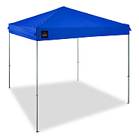 ergodyne SHAX 6001 Lightweight Pop-Up Tent, 10 ft x 10 ft, Polyester/Steel, Blue (12913)