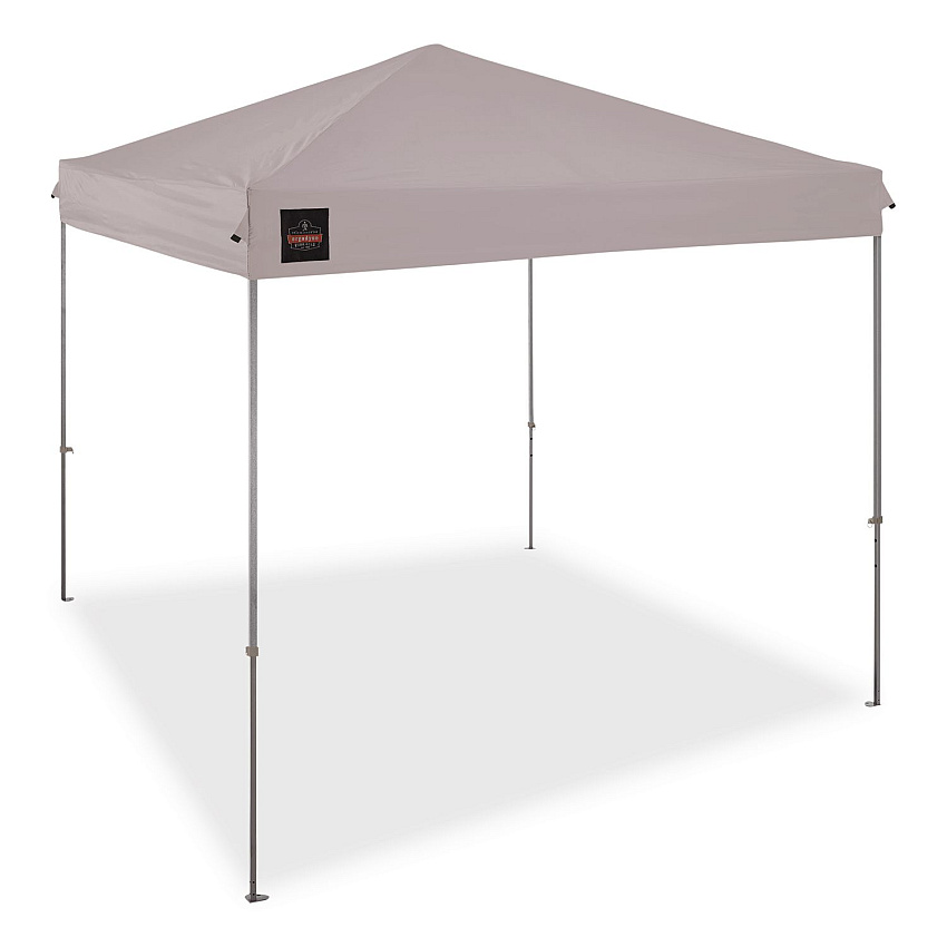 ergodyne SHAX 6001 Lightweight Pop-Up Tent, 10 ft x 10 ft, Polyester/Steel, White (12914)