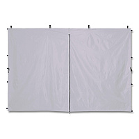 ergodyne SHAX 6196 Pop-Up Tent Sidewall with Zippered Door, 10 ft x10 ft, Polyester, White (12933)