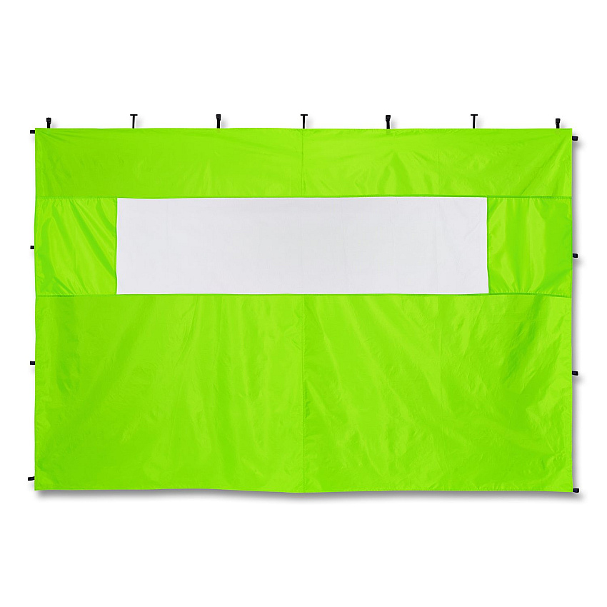 ergodyne SHAX 6195 Pop-Up Tent Sidewall with Mesh Window, 10 ft x 10 ft, Polyester/Steel, Lime (12927)
