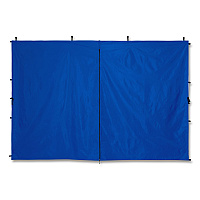 ergodyne SHAX 6196 Pop-Up Tent Sidewall with Zippered Door, 10 ft x10 ft, Polyester, Blue (12932)