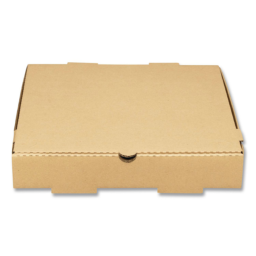 Karat Corrugated Pizza Box, 12 x 12 x 2, Kraft, Cardboard, 50/Carton (FPPBF12K)