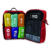 Modulator Trauma Backpack, without AED, Pro, 6 Pieces, Fabric Case (M600B2)