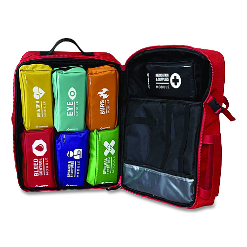 Modulator Trauma Backpack, without AED, Standard, 6 Pieces, Fabric Case (M600B1)