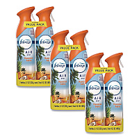 Febreze AIR, Hawaiian Aloha, 8.1 oz Aerosol Spray, 2/Pack, 3 Packs/Carton (21321)