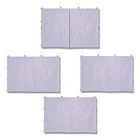 ergodyne SHAX 6058 Pop-Up Tent Sidewall Kit, 10 ft x 10 ft, Polyester, White (12973)