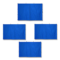 ergodyne SHAX 6058 Pop-Up Tent Sidewall Kit, 10 ft x 10 ft, Polyester, Blue (12972)