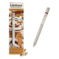 Lifelines Essential Oil Blends Pen Diffuser, Cinnamon Roll Scent, White (LL123122)