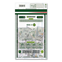 CONTROLTEK ECOLOK 4 Deposit Bag, Plastic, 15 x 20, Clear, 500/Carton (585609)