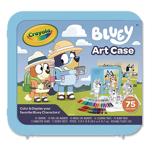 Crayola Bluey Art Case, 75 Pieces (042964)