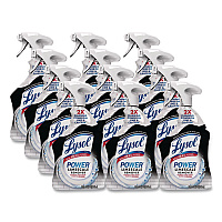LYSOL Brand Power Limescale Remover, Atlantic Fresh Scent, 32 oz Trigger Spray Bottle, 12/Carton (95816CT)