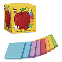 Post-it Super Sticky Notes, 3" x 3", Assorted Bright Colors, 70 Sheets/Pad, 8 Pads/Pack (6548SSAP)