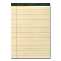 Roaring Spring Recycled Legal Pad, Wide/Legal Rule, (40) Canary 8.5 x 11 Sheets (74712EA)