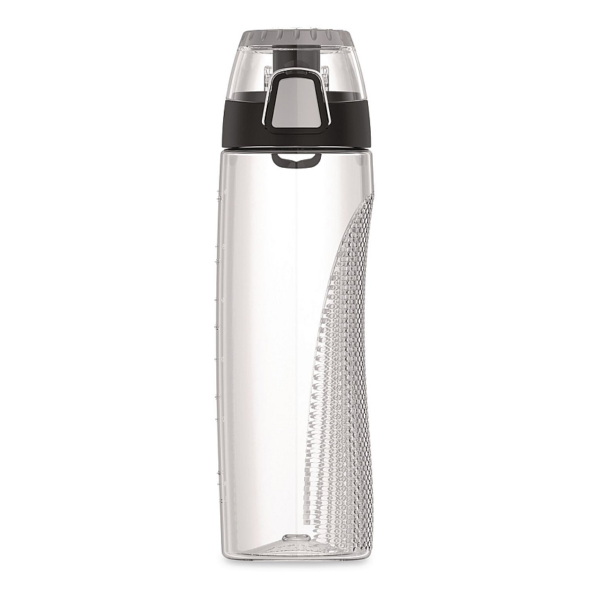 Thermos Tritan Plastic Hydration Water Bottle with Meter, 24 oz, Clear (THRHP4100CL6)