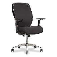 Sharper Image Flex Back Ergonomic Mesh Swivel Task Chair, Supports 275 lbs, 18.5