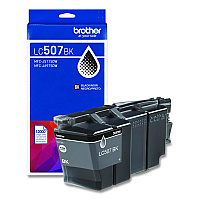 Brother LC507 Ultra High-Yield Ink, 2,500 Page-Yield, Black (LC507BK)