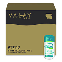 Morcon Paper Kitchen Roll Towel, 2-Ply, 8 x 11, White, 210 Sheets/Roll, 12 Rolls/Carton (VT2112)