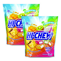 Hi-Chew Stand Up Pouch Tropical Mix, 12.7 oz Pouch, 2/Carton (22002810)
