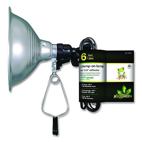 GoGreen Power Clamp Lights, 5.5" High, Gray (GG34806)