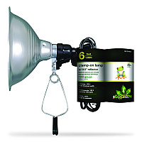 GoGreen Power Clamp Lights, E26 Bulb, 7 x 8.5 x 8.5, Gray (GG34906)