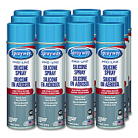 Sprayway PRO LINE Silicone Spray Release Agent, 11 oz Aerosol Spray, 12 Cans/Carton (SPRA946)