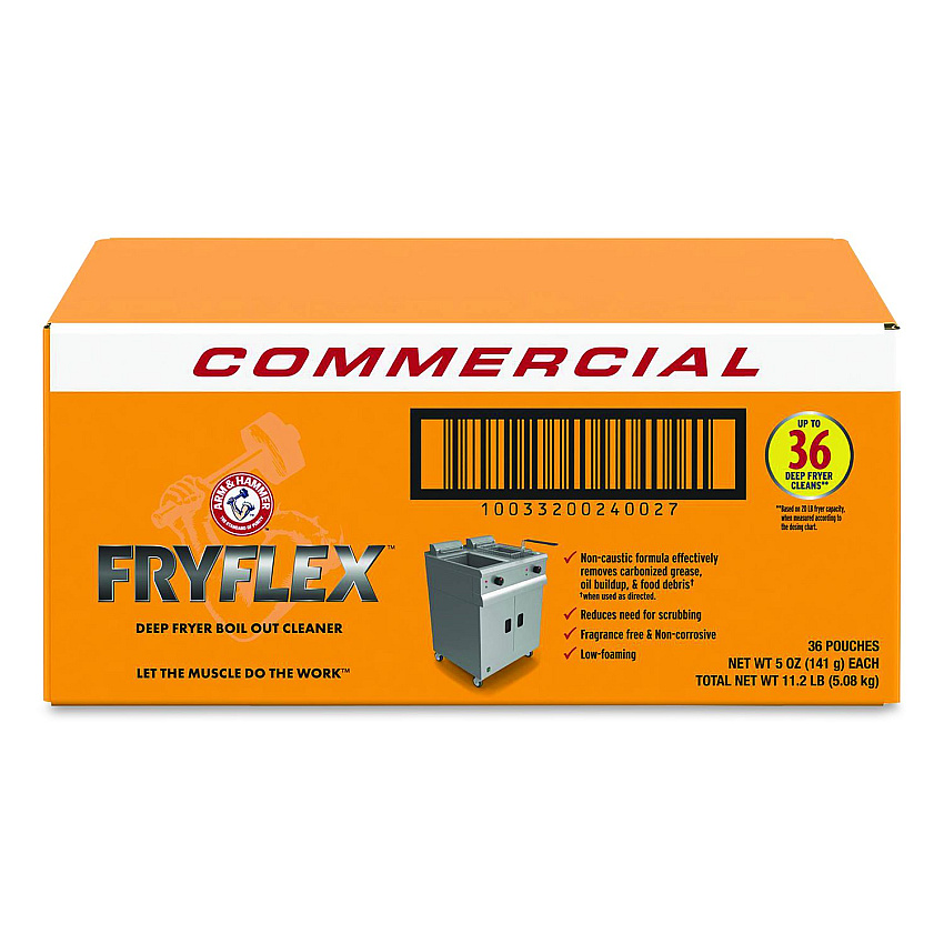 FRYFLEX Cleaner, 5 oz Packet, 36 Packs/Carton (3320024002)