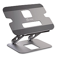 j5create Multi-Angle Laptop Stand, Space Gray/Silver, Supports 9 lbs (JTS127)