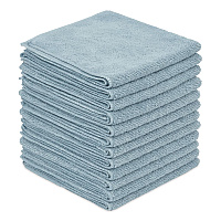 Boardwalk Microfiber Cleaning Cloths, 12 x 12, Blue, 12/Pack (12BLUCLOTH)