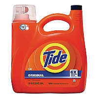 Tide HE Laundry Detergent, Original Scent, 100 Loads, 125 oz Pump Bottle (60554)