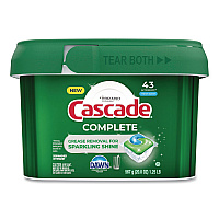 Cascade ActionPacs, Fresh Scent, 20 oz Tub, 43/Tub (21700PK)