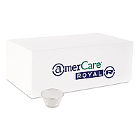 AmerCareRoyal Portion Cups, 2 oz, Clear, 100/Pack, 25 Packs/Carton (60003018)