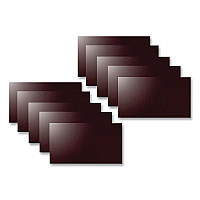 Surface Preparation Pad Plus Utility Pads, 4.63 x 0.28, Maroon, 10/Carton