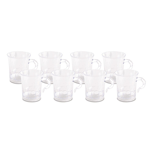 Classicware Coffee Mug, 8 oz, Clear, 192/Carton