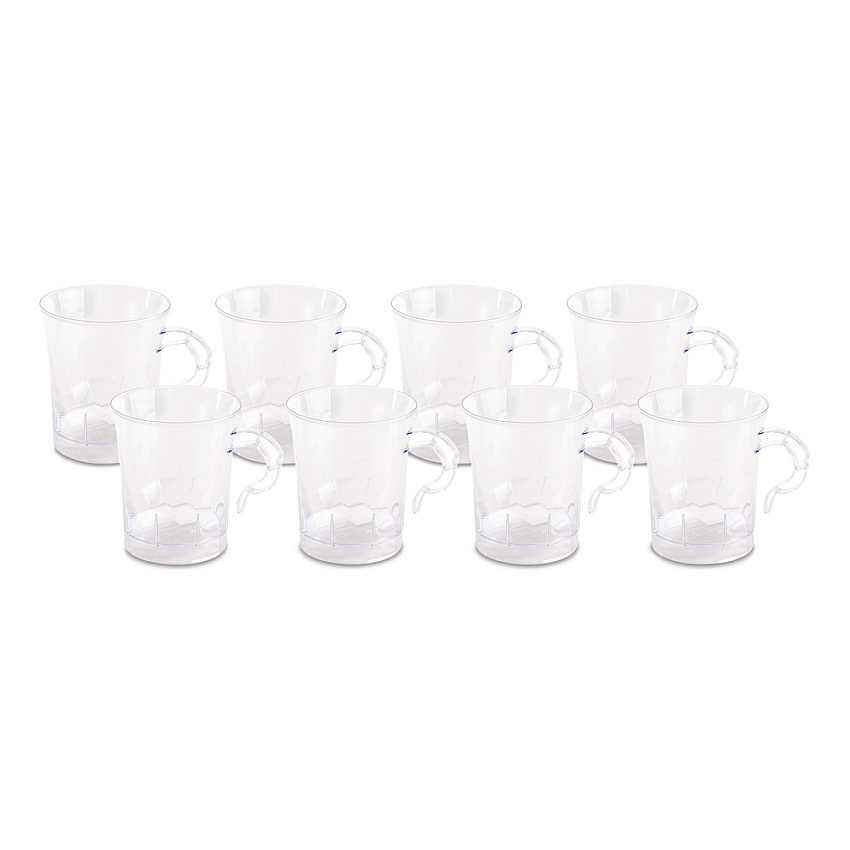 Classicware Coffee Mug, 8 oz, Clear, 192/Carton