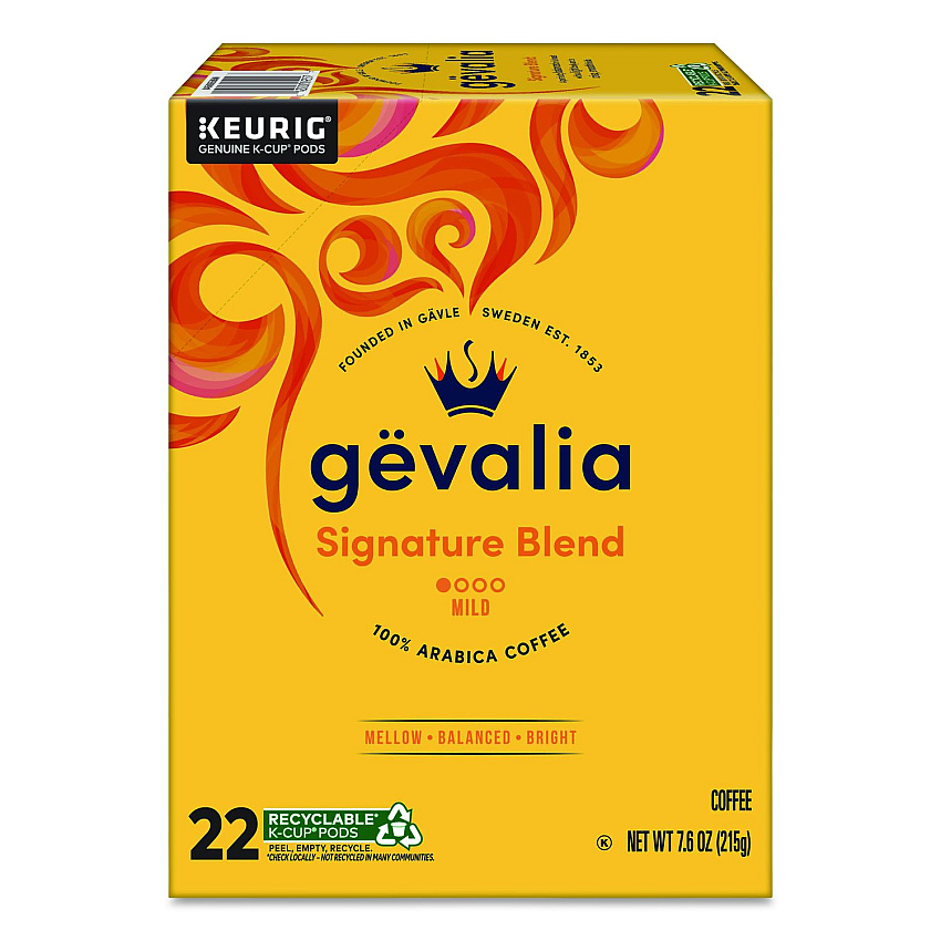 Gevalia Signature Blend K-Cup Pods, 22/Box (9557)