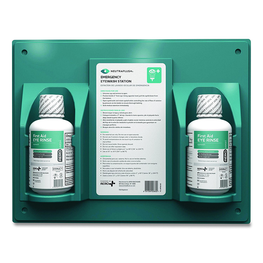 NeutraFlush Two-Bottle Wall Station, 16 oz Bottle, 2 Bottles/Station (NFS0162)