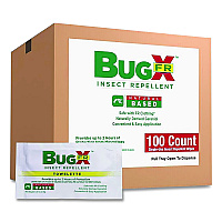 SUREFILL Insect Repellent Wipes with DEET, 0.27 oz, 100 Wipes (12642)