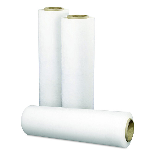 Berry Plastics Stretch Film and Shrink Wrap, A and B, 18" x 1,500 ft, 57-Gauge, Clear, 4/Carton (1505287)