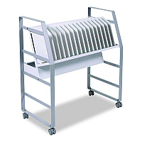 Luxor 16 Tablet/Chromebook Open Charging Cart for 16 Devices, 27 x 14.75 x 30 (LOTM16)