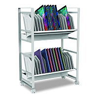 Luxor 32 Tablet/Chromebook Open Charging Cart for 32 Devices, 27 x 14.75 x 39.75 (LOTM32)