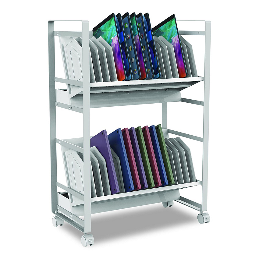 Luxor 32 Tablet/Chromebook Open Charging Cart for 32 Devices, 27 x 14.75 x 39.75 (LOTM32)
