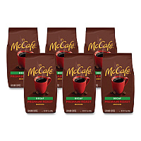 Ground Coffee, Premium Roast Decaf, 12 oz Bag, 6/Carton