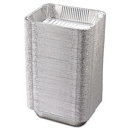 HFA Aluminum Steam Table Pans, Half-Size Deep, 2.56" Deep, 10.38 x 12.75, 100/Carton (32135)