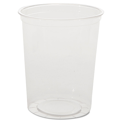 WNA Deli Containers, 32 oz, Clear, Plastic, 50/Pack, 10 Packs/Carton (APCTR32)