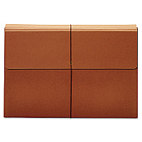 Pendaflex Expanding Wallet, 3.5" Expansion, 1 Section, Elastic Cord Closure, Tabloid Size, Brown (B1060E)