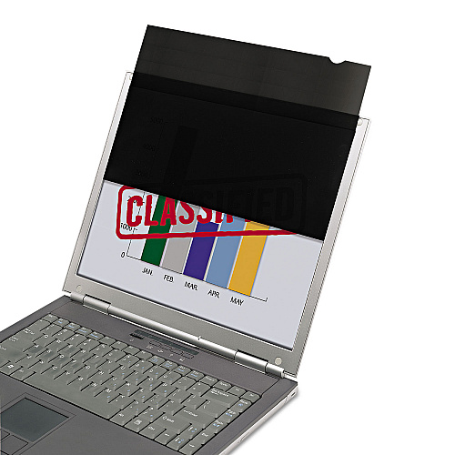 SKILCRAFT LCD Monitor Privacy Filters Black 7045015708895, Shield Privacy Filter, Desktop/Notebook LCD Monitor, Wide, 22" (7045015708895)