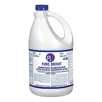 Pure Bright Liquid Germicidal Bleach, 1 gal Bottle, 3/Carton (BLEACH3)